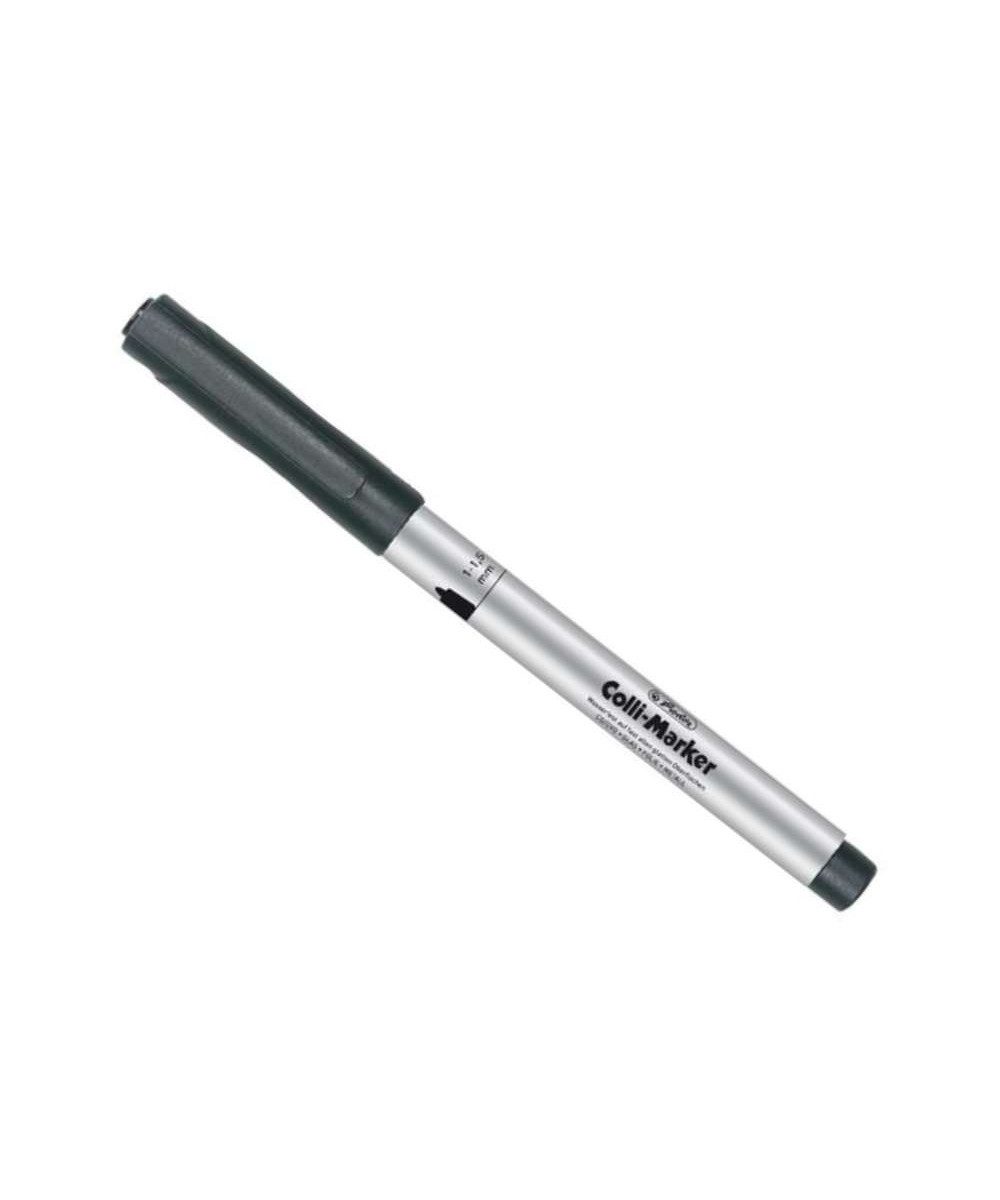 Herlitz Marker Herlitz Marker Colli KS schwarz, (Packung, 1-tlg., Colli-Marker Permanentmarker), 1-1,5mm