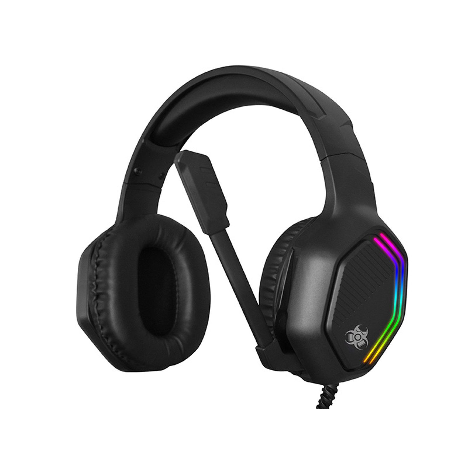 Tracer Gamezone GZ X3 LED RGB Gaming-Kopfhörer Gaming-Headset (RGB-Hintergrundbeleuchtung, klappbares Mikrofon)