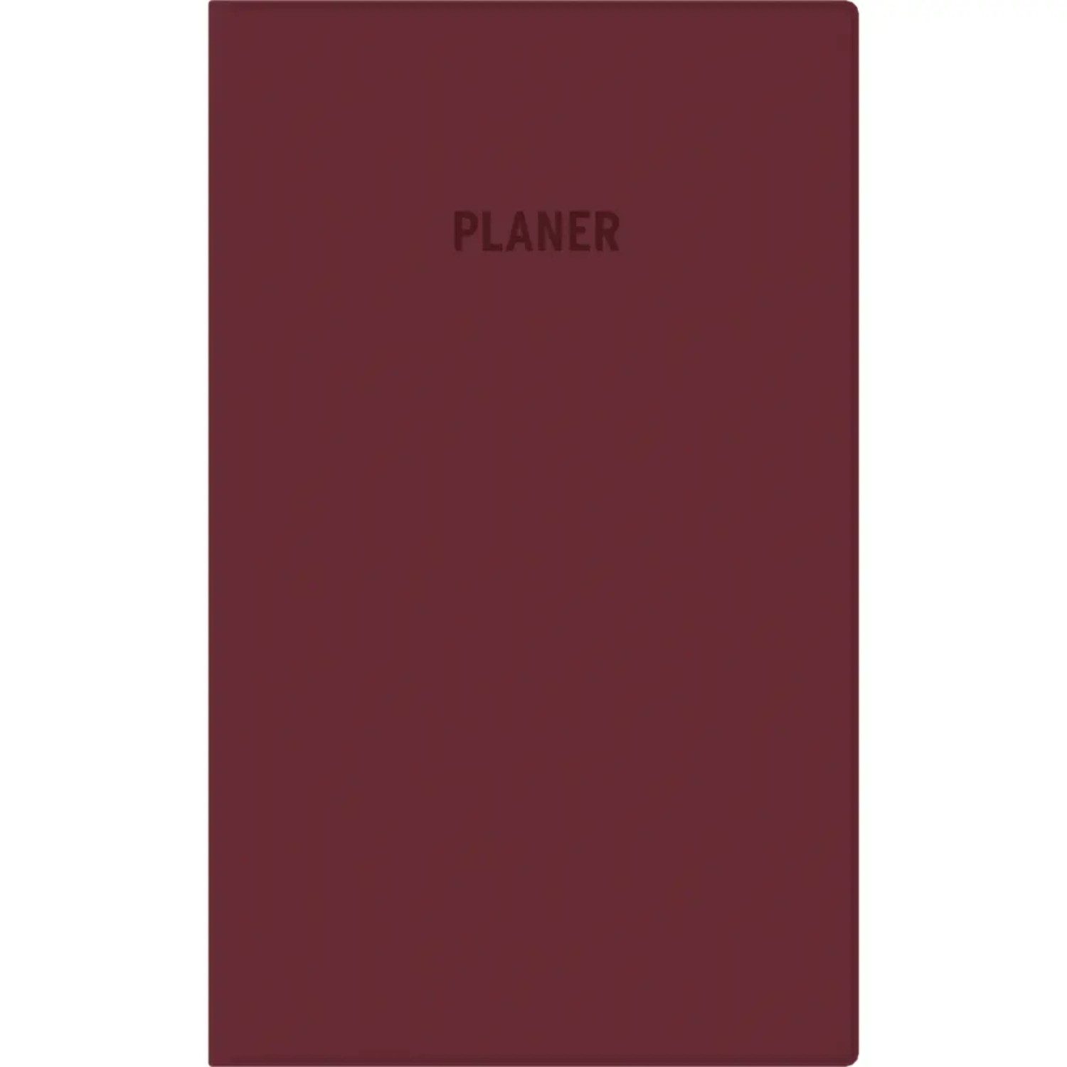 ZETTLER Jahresplaner Zettler Taschenplaner 1W/1S bordeaux 2026 - kompakter Timer 9,5 ×...