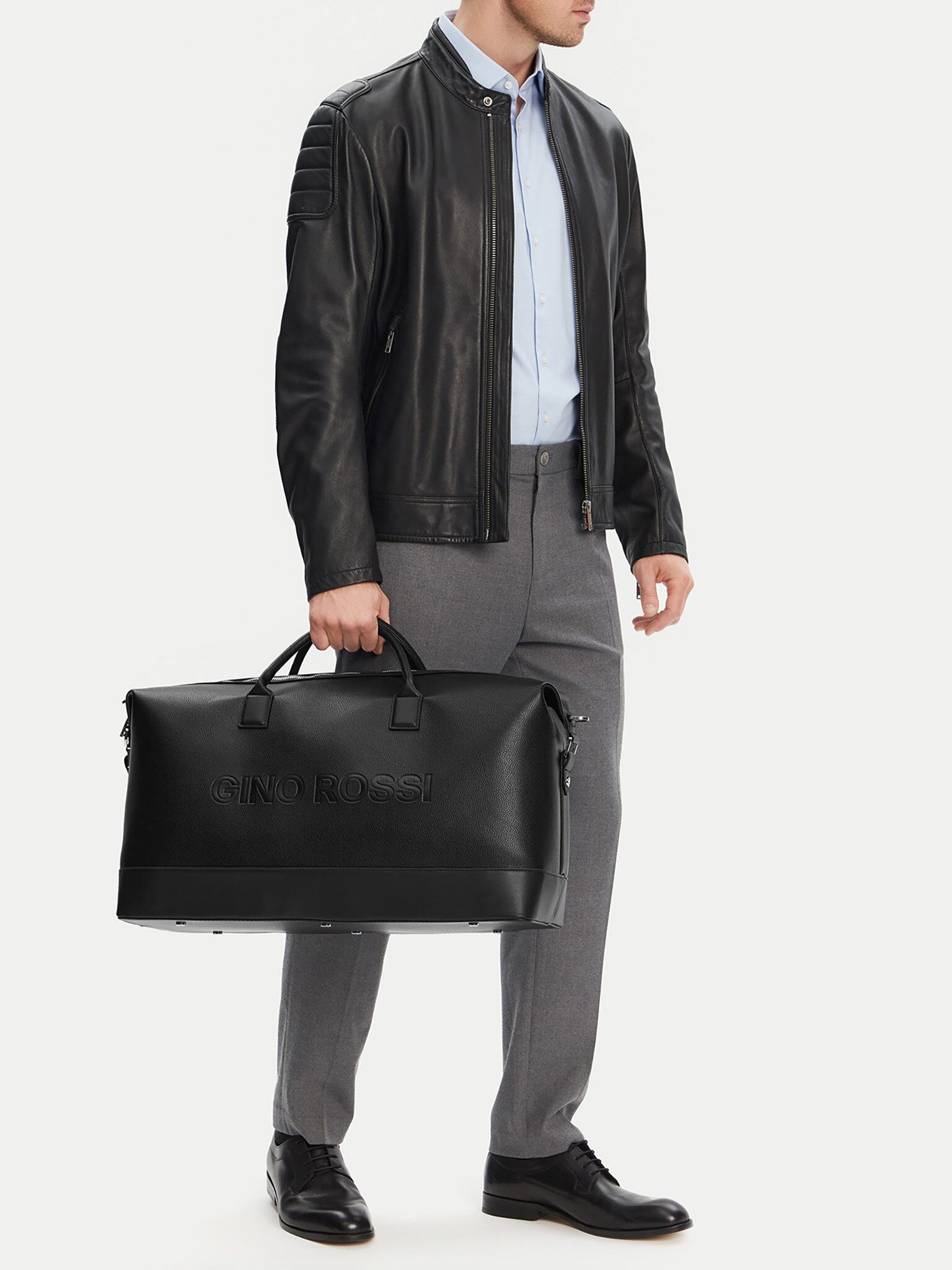 GINO ROSSI Umhängetasche Gino Rossi Unisex-Tasche Schwarz GIN-L-001-07