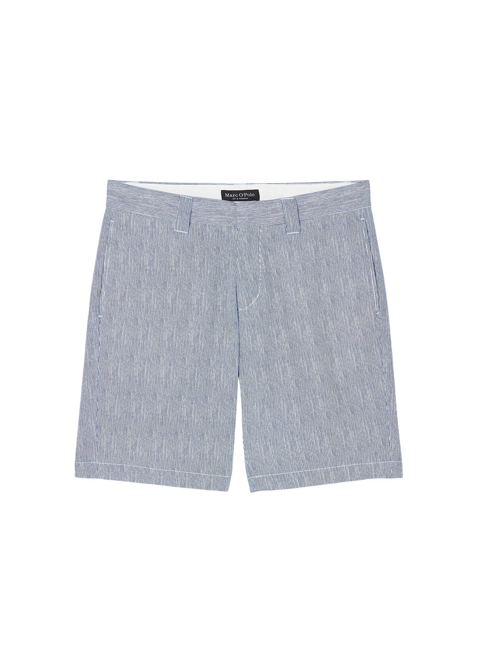 Marc O'Polo Shorts aus Organic Cotton-Popeline dunkelblau