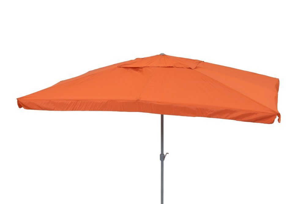 MERXX Sonnenschirm terracotta, LxB: 400,00x180,00 cm, Abknickbar
