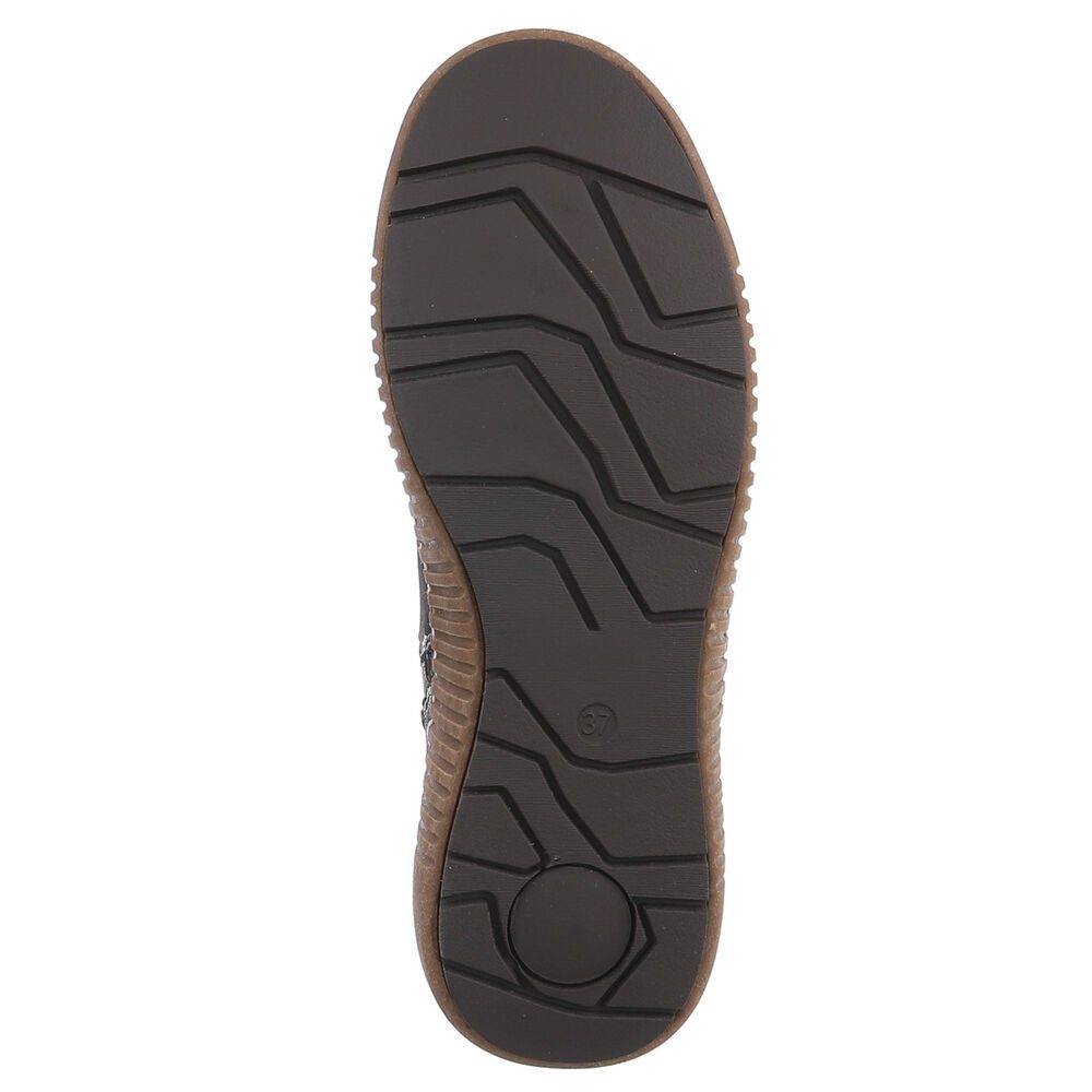 Ital-Design Chelsea-Boots mit elastischen Einsätzen für Damen Stiefelette (90598724) Keilabsatz/Wedge Chelsea Boots in Weinrot