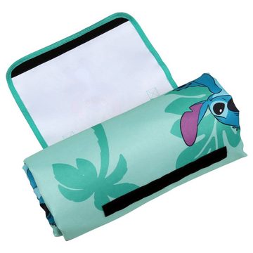 Plaid Stitch Disney Grüne Matte, Picknick/Stranddecke 135x150cm, Sarcia.eu