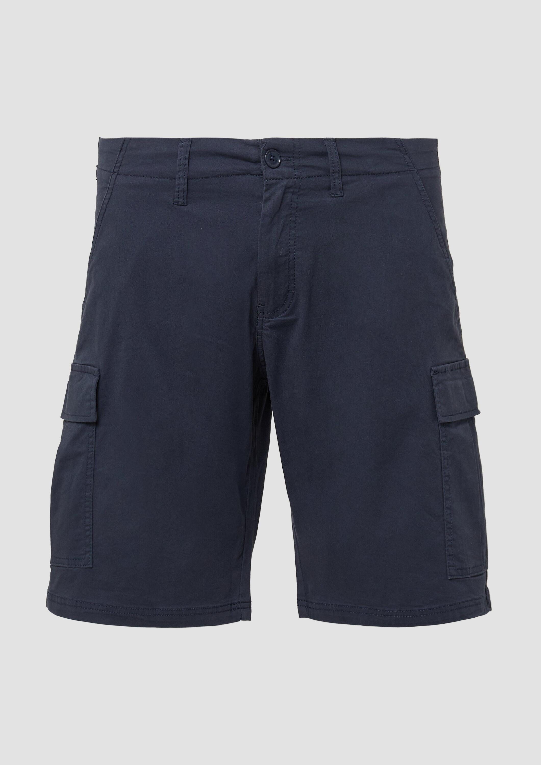 QS Shorts Bermuda Cargo-Shorts aus Baumwollstretch