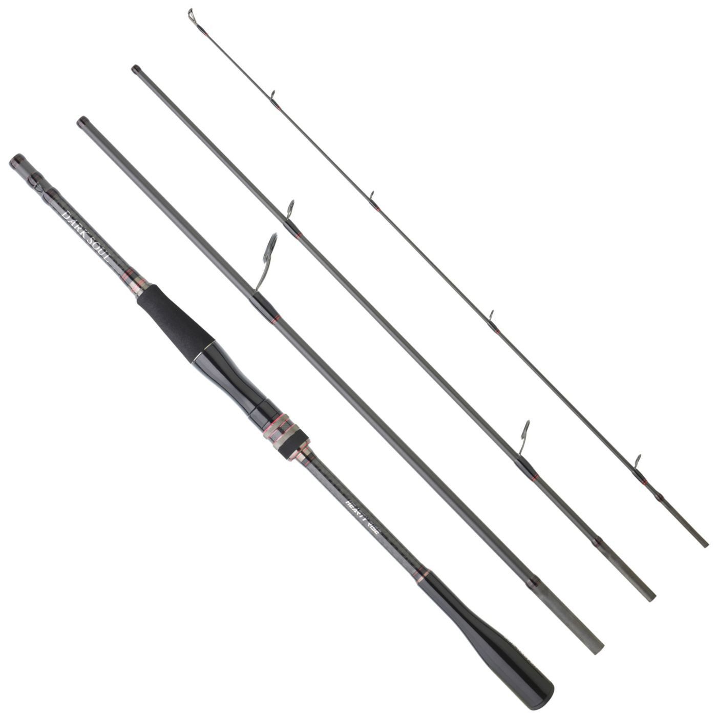 Spinnrute Hearty Rise Dark Soul Travel Spinning 2,30m 20-80g - Spinnrute