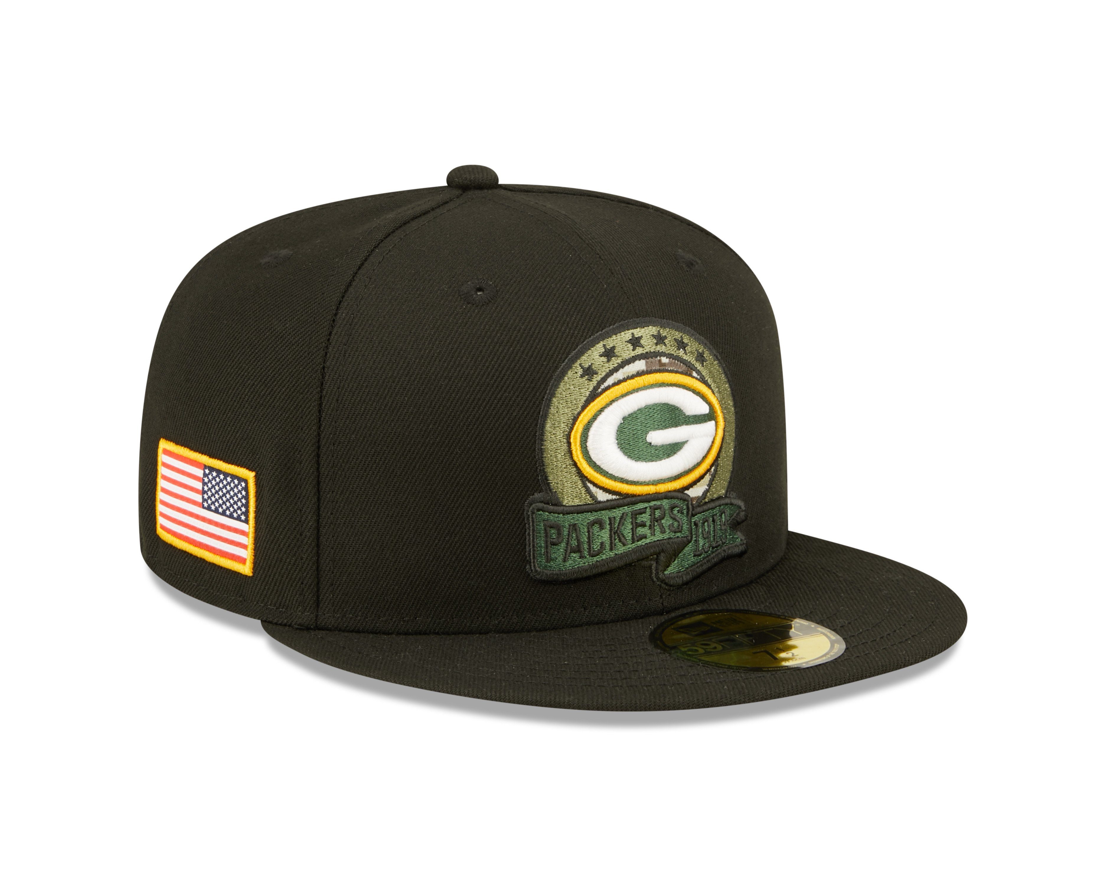 (1-St) Era New Era Cap Baseball Packers Green Cap New Bay