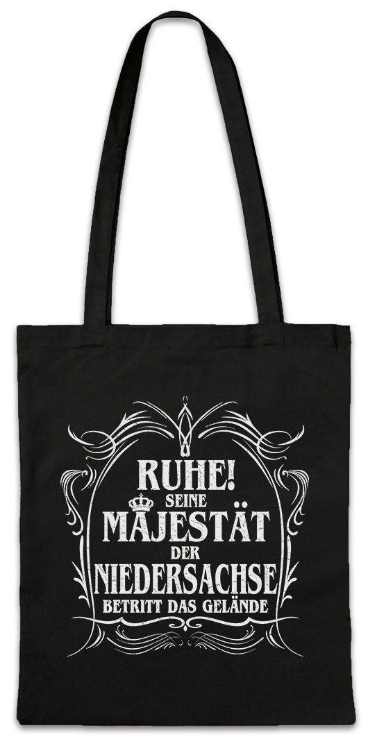 Beuteltasche Seine Majestät Der Niedersachse Stofftasche Hannover Braunschweig Spaß