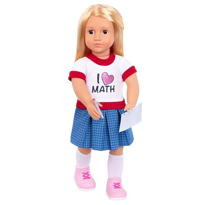 Our Generation Puppenkleidung Outfit Ich mag Mathe für 46 cm Puppen