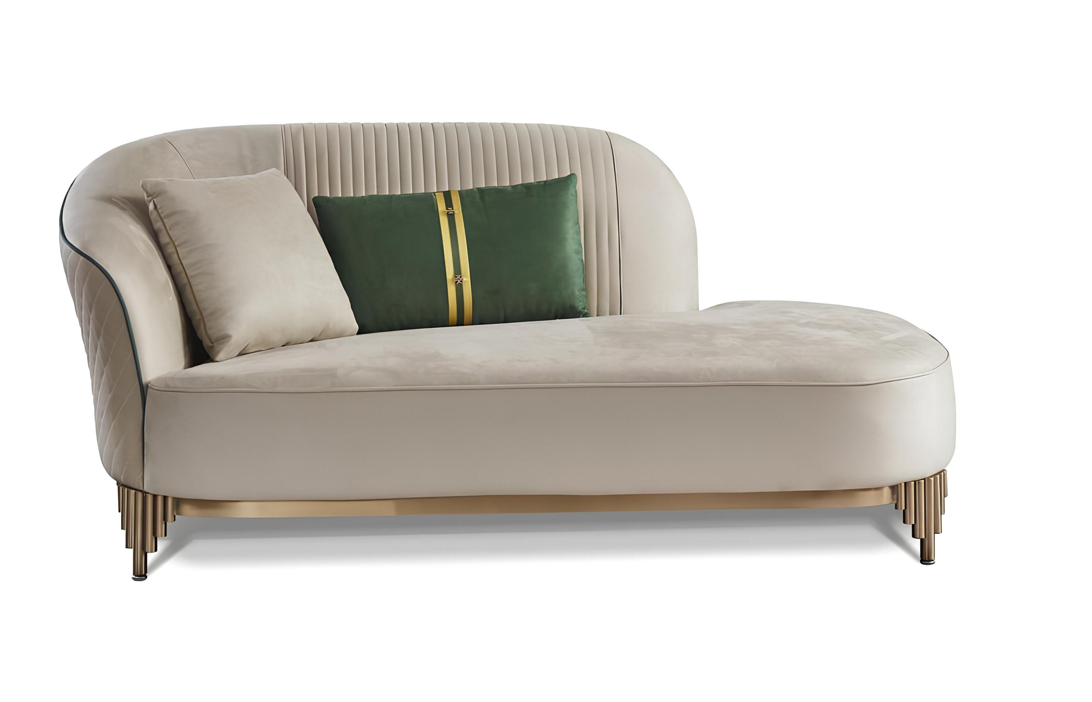Xlmoebel Recamiere Luxuriöse Designer-Möbel zum Entspannen: Chaiselongue Couch Liege, Hergestellt in Europa