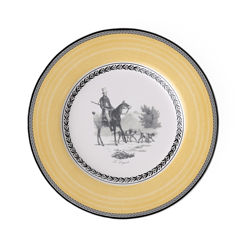 Villeroy & Boch Speiseteller Audun Speiseteller, (1 St), Premium Porcelain, mikrow.- & spülm.sicher, Made in Germany