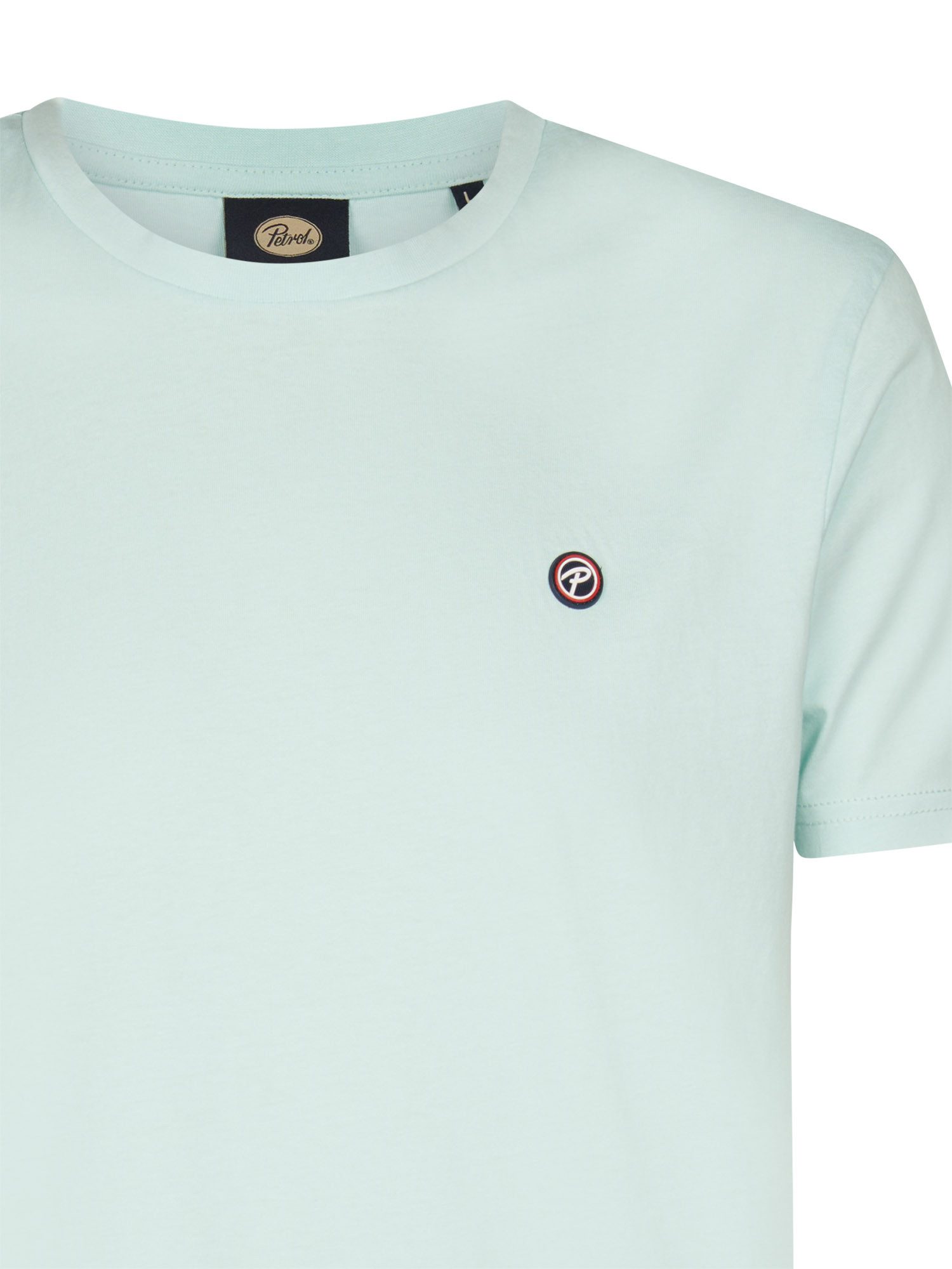 Petrol Industries Rundhalsshirt mit Logo Stickerei