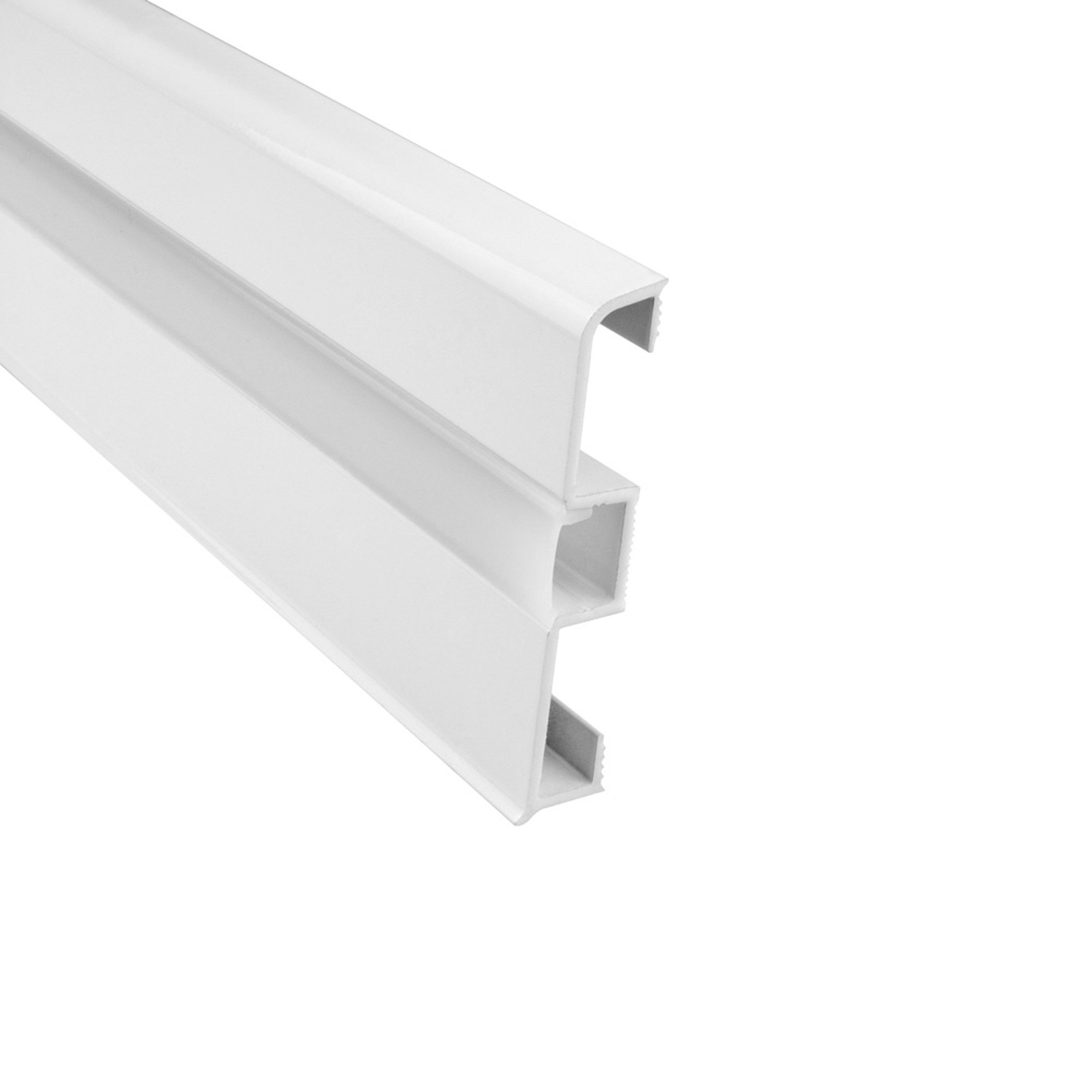 tktrading24 Sockelleiste C02 LED Premium Sockelleiste Aluprofil Weiss