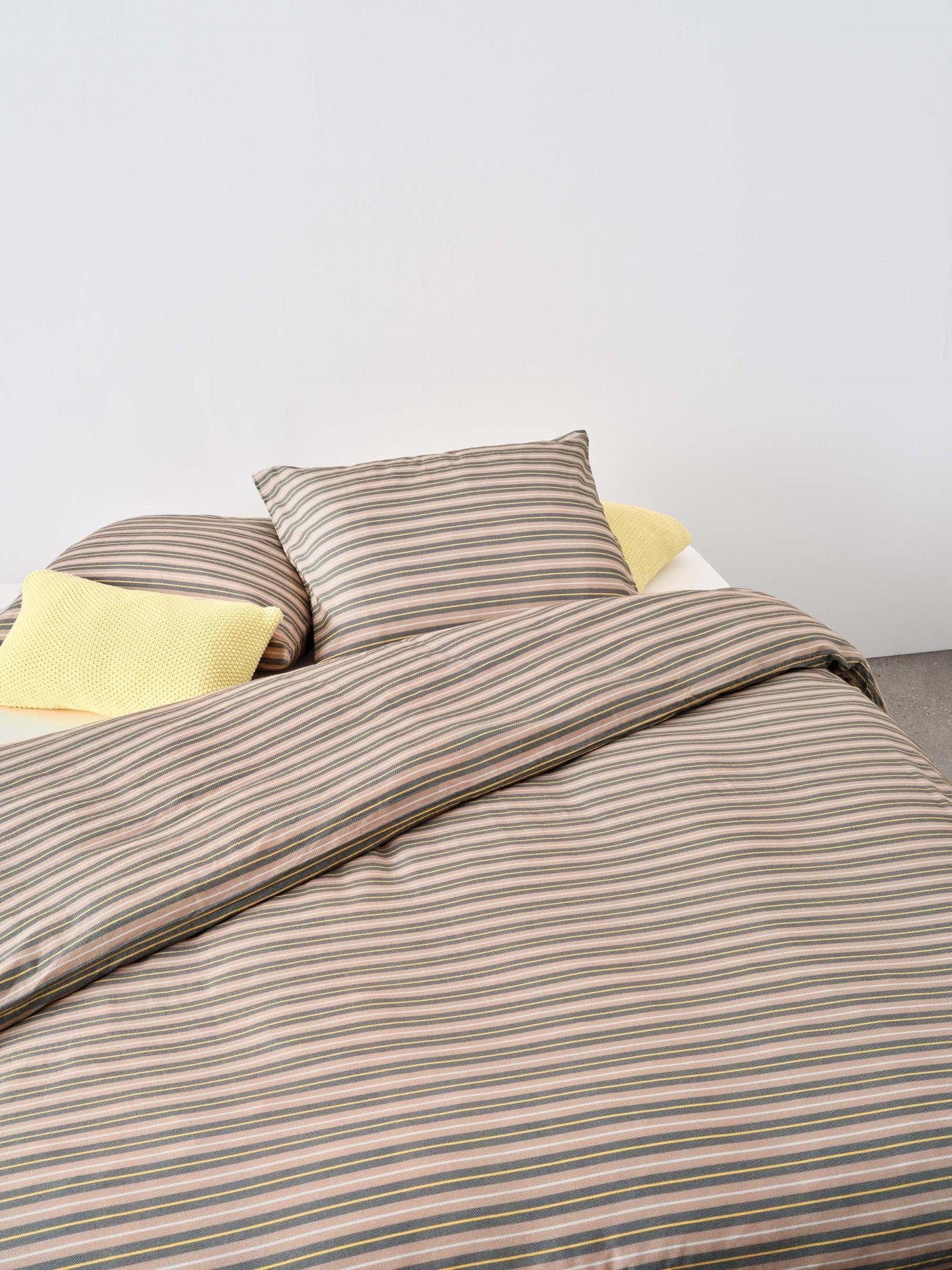 Marc O'Polo Home Bettwäsche Faas, Renforce, 2 teilig, mit Streifen