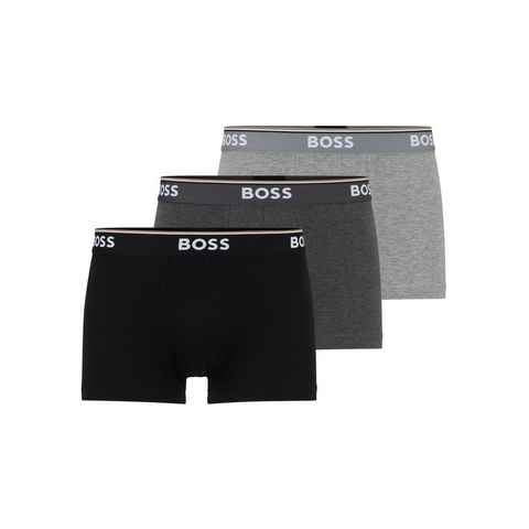 BOSS Boxer (Packung, 3-St., 3er-Pack) mit BOSS Schriftzug auf dem Bund