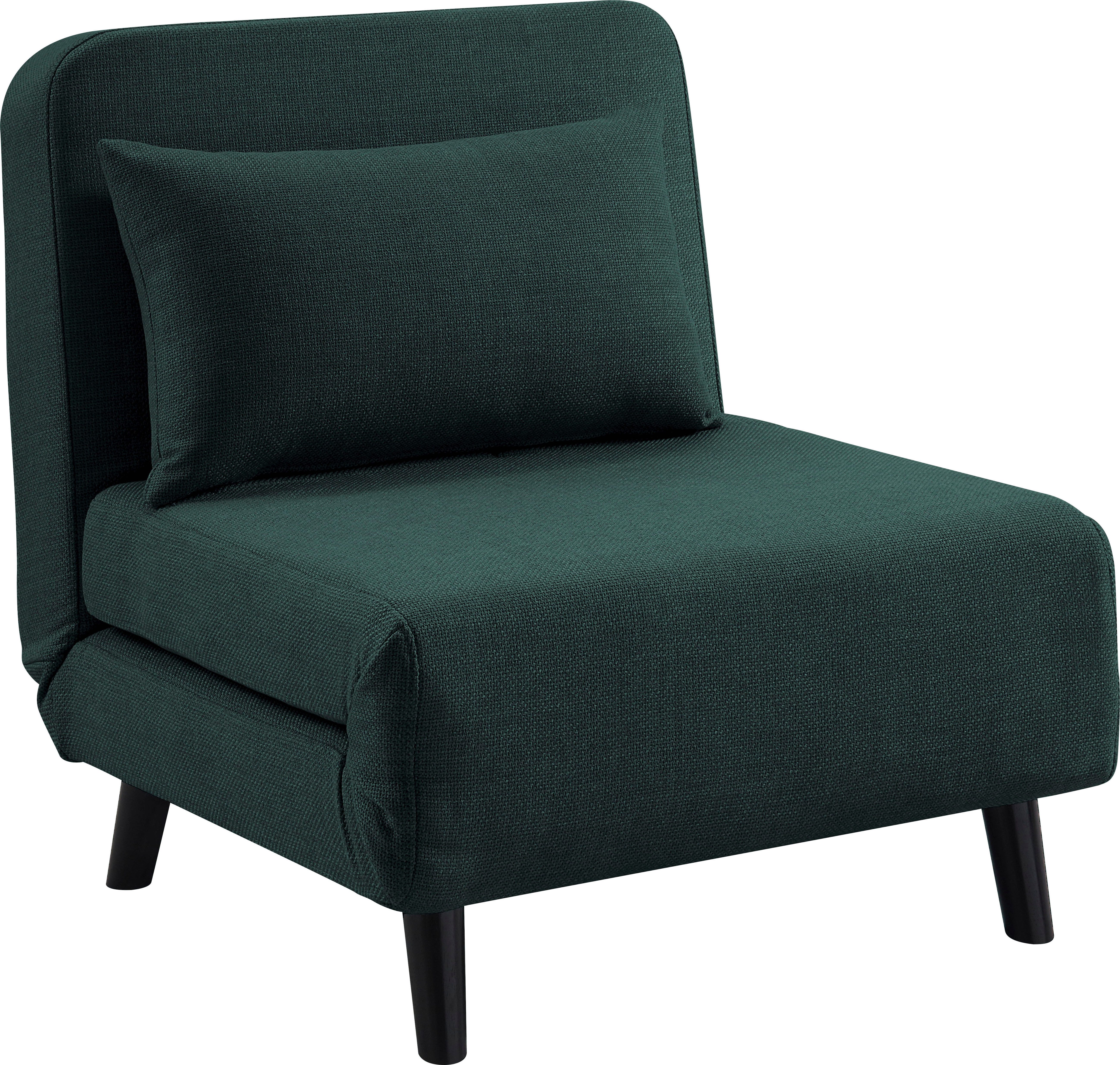 ATLANTIC home collection Sessel Robby, inkl. Bettfunktion, mehrfach verstellbar, Strukturbezug