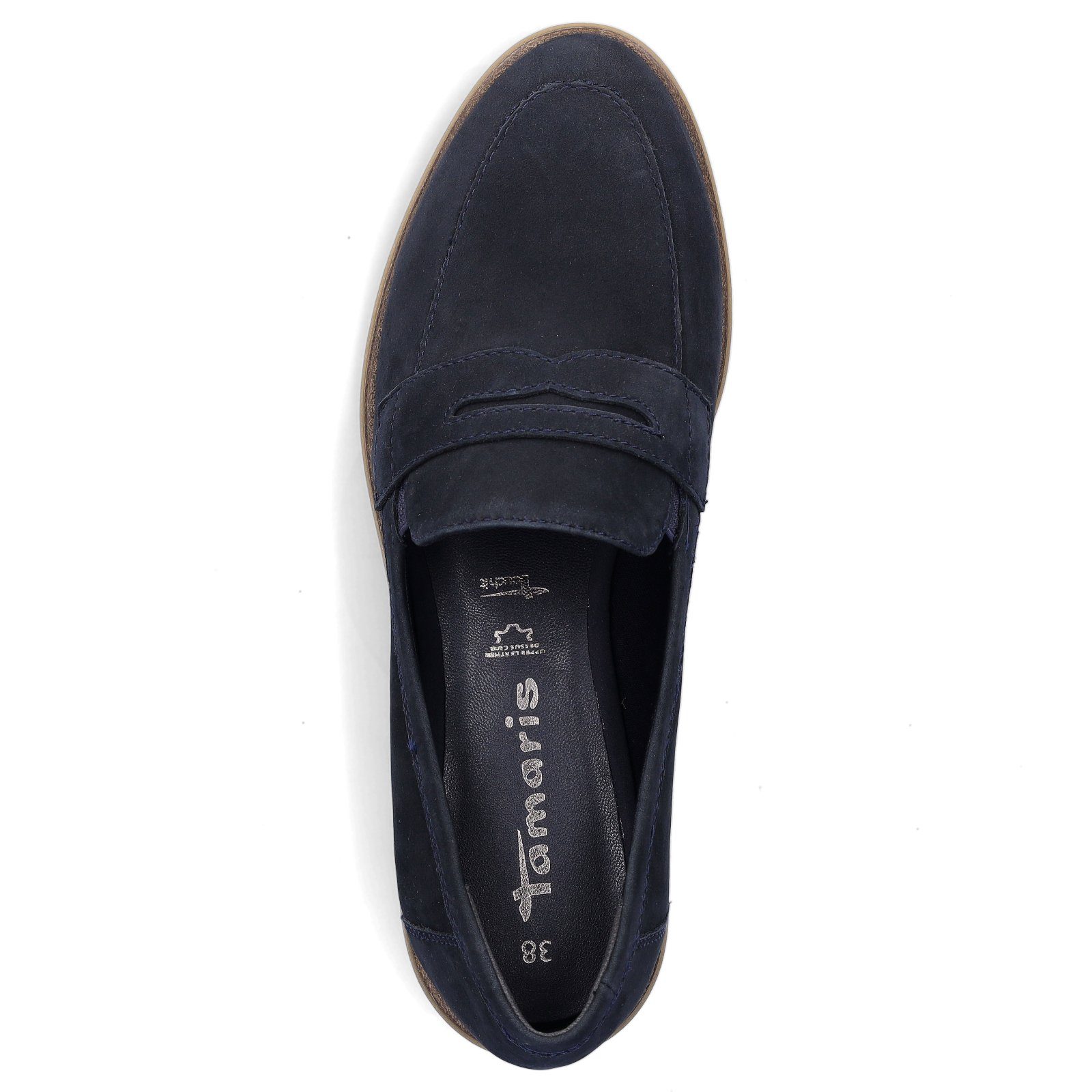 Slipper Tamaris blau NUBUC) Tamaris Damen Slipper (NAVY Blau