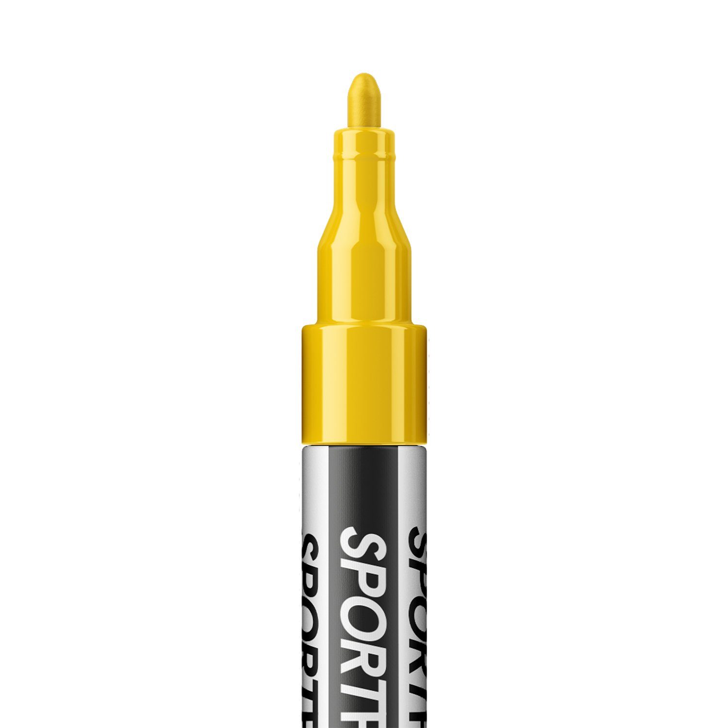 deckender Yellow Marker - Acrylstift Standard SportPens Spray.Bike wasserfester Lackmarker, Multimarker