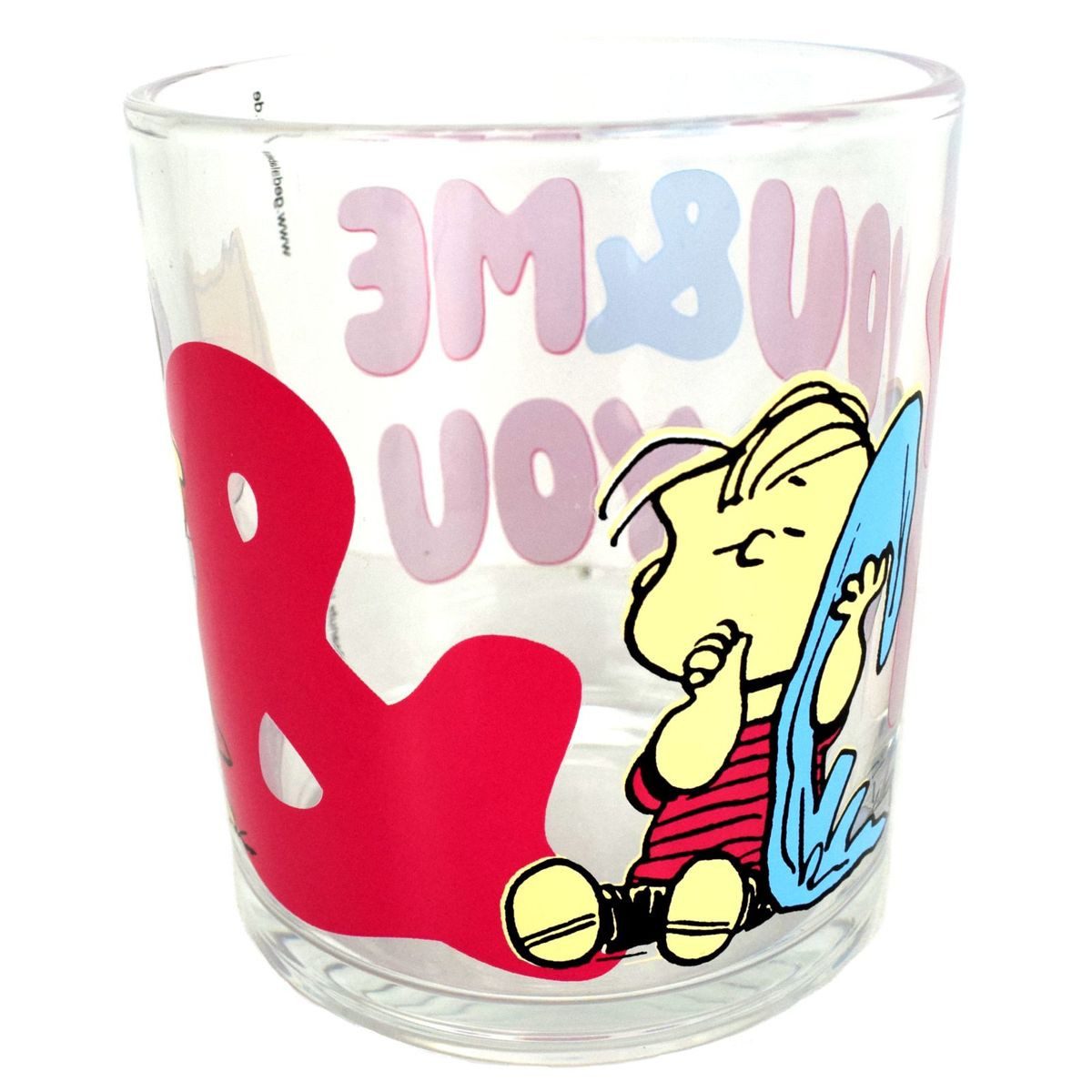 Geda Labels GmbH Glas Peanuts Trinkgläser Geschenkkarton Set 2 bedruckte Gläser, 1-tlg., Glas, authentisches Design