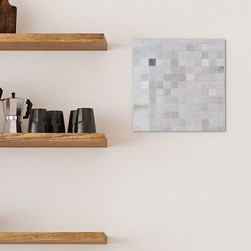 DEQORI Magnettafel 'Fliesenwand aus Keramik', Whiteboard Pinnwand beschreibbar