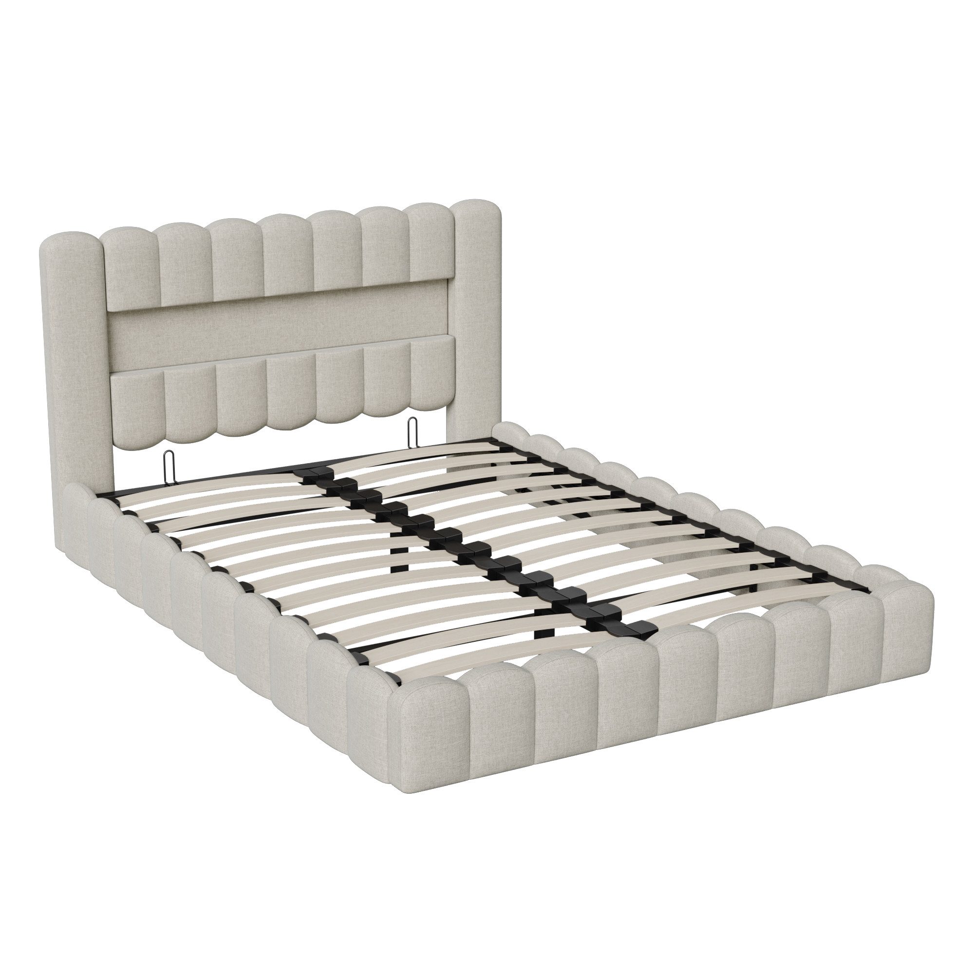 PXloue Polsterbett 180x200 mit bettkasten (Hydraulisch hebbarer Stauraum), günstig online kaufen