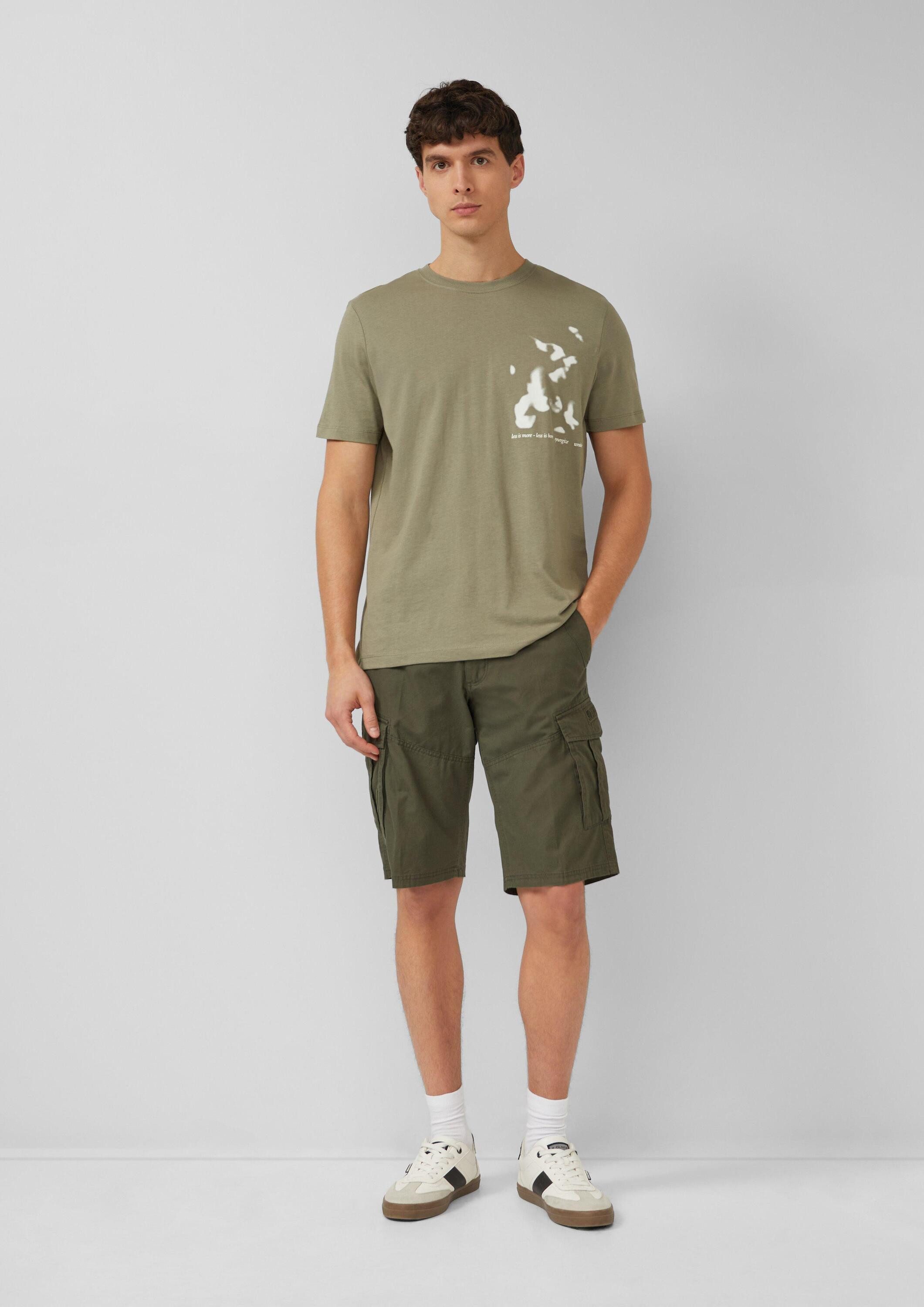 s.Oliver Shorts Bermuda FILE File: Cargo-Shorts mit Logo-Details