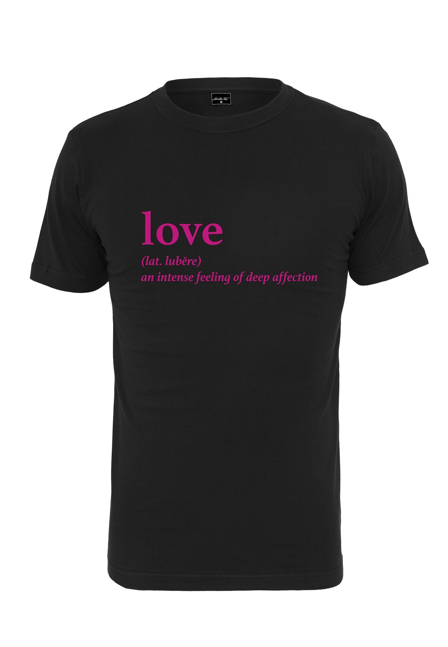 Definition Love black Definition MisterTee Ladies T-Shirt (1-tlg) Damen Tee MT733 Love