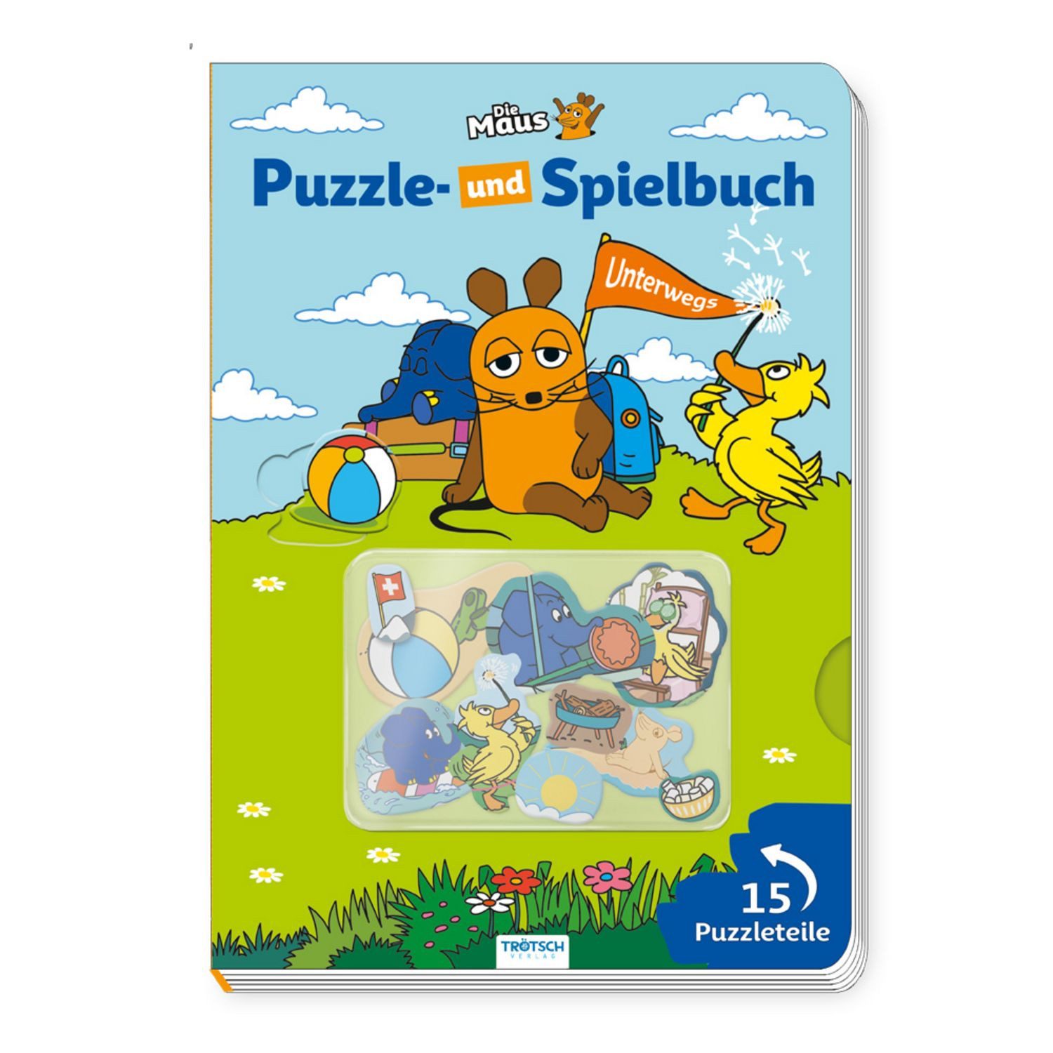 Trötsch Die Maus Puzzle- und Spielbuch / diverse