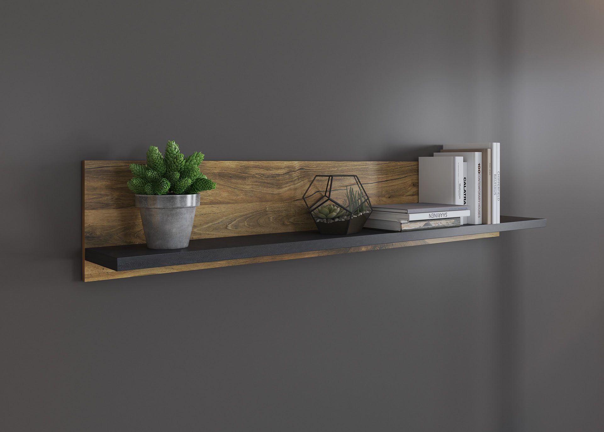 Home affaire Wandboard York, modernes Wandregal, Hängeregal mit Ablagefach, günstig online kaufen