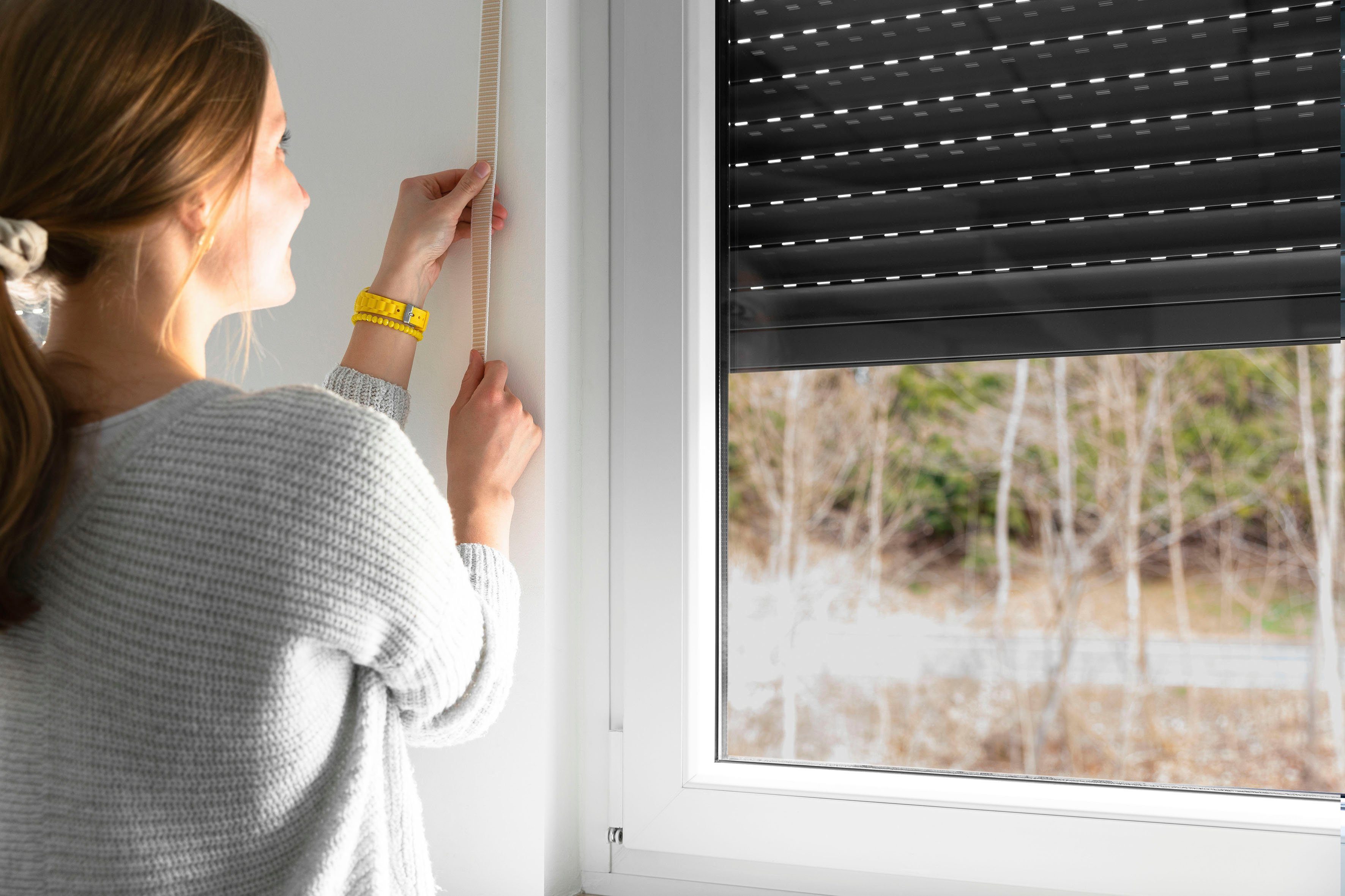 SCHELLENBERG Rollladengurt Maxi, 23 mm, 6 m Länge, Gurtband erhältlich in unterschiedlichen Farben
