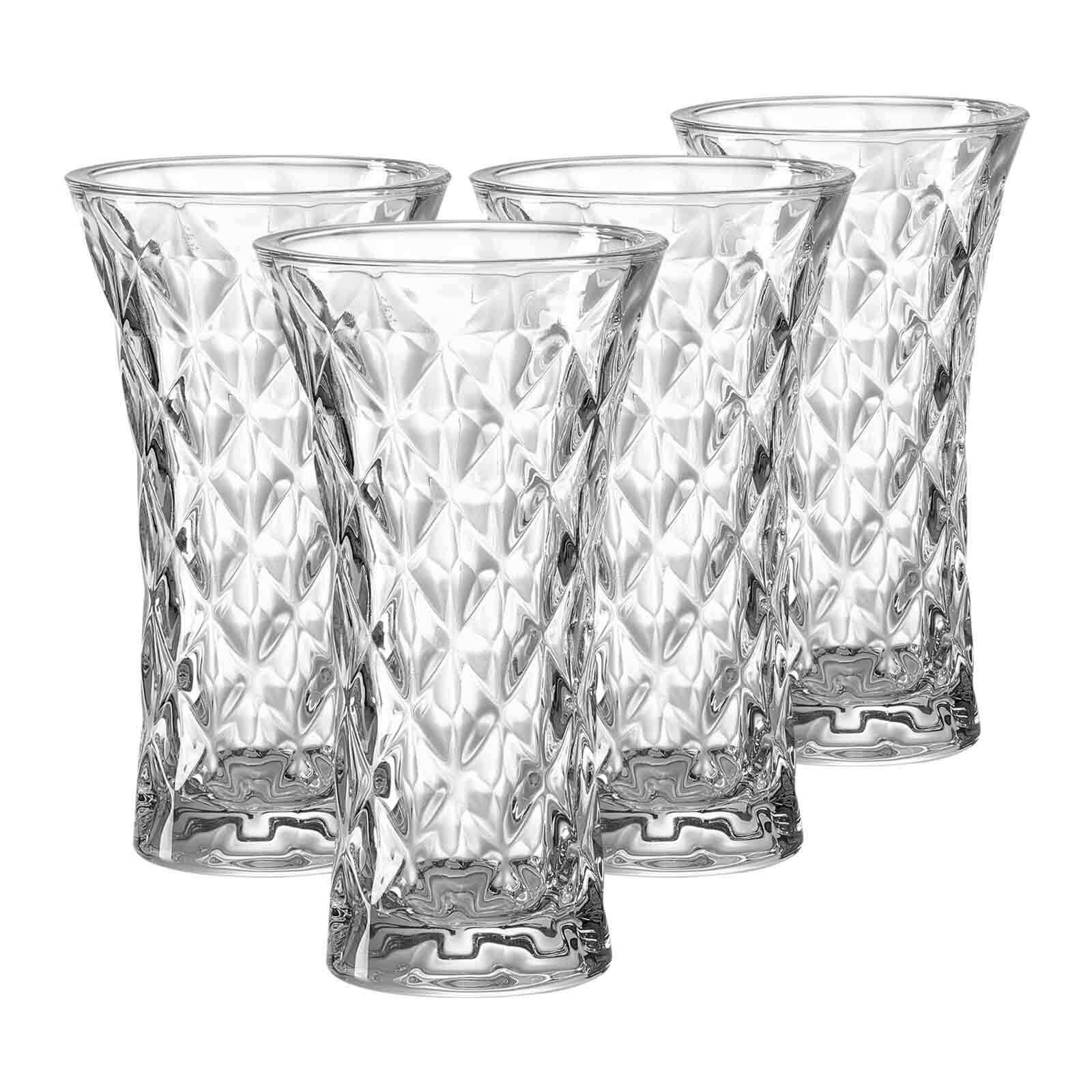 Ritzenhoff & Breker Dekovase Finn Vasen 20 cm 4er Set (4x Vase, 4 St)