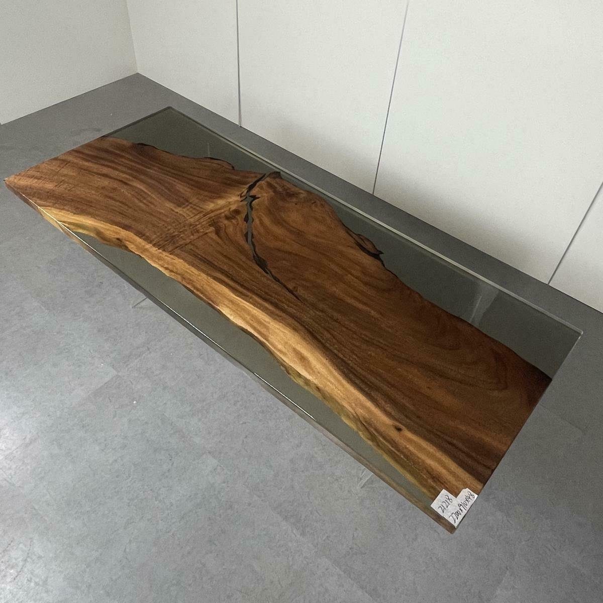 JVmoebel Esstisch, Luxus Epoxidharz Esstisch River Table Echtes Holz Massiv