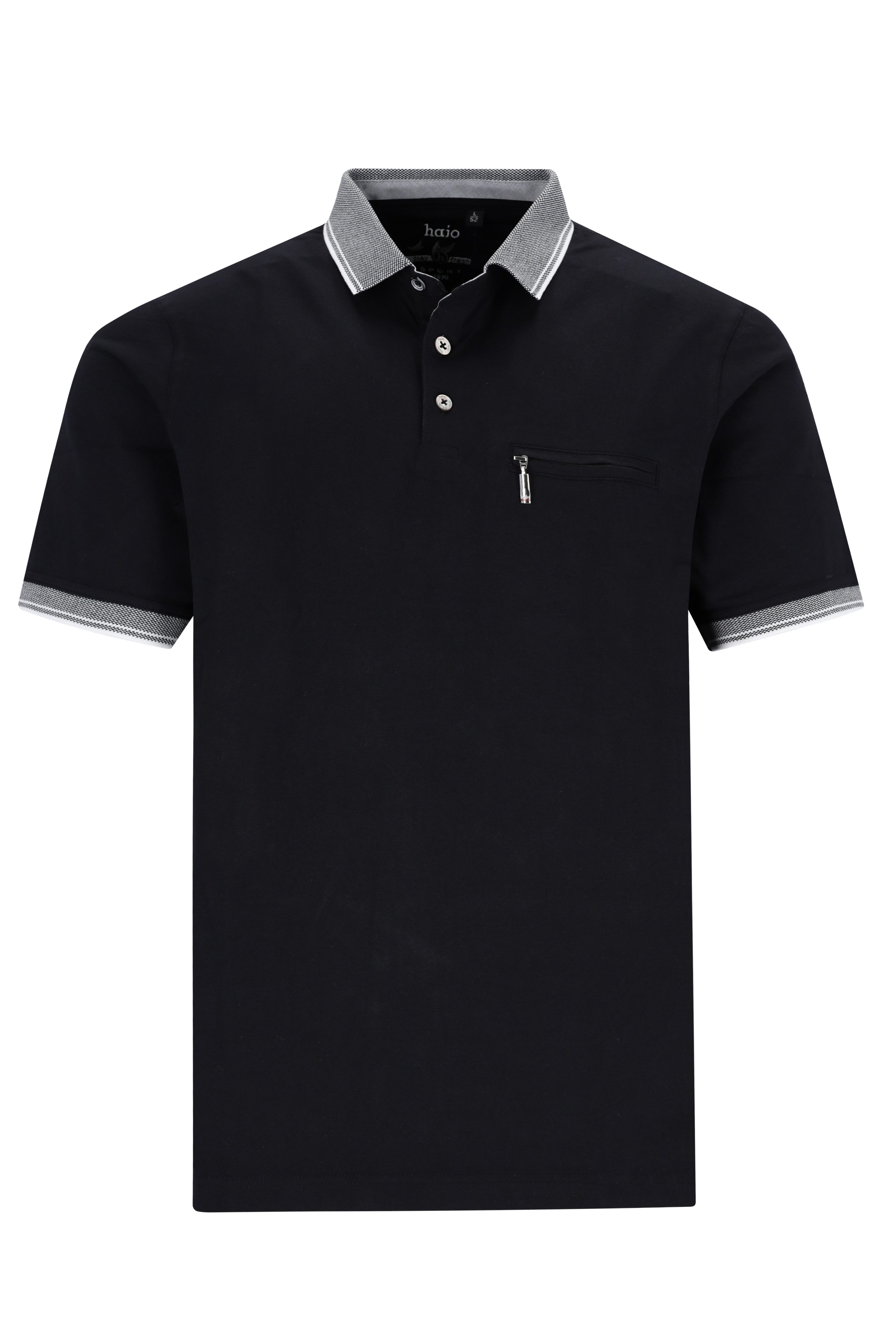 Hajo Poloshirt Piqué-Poloshirt mit Kontrastdetails günstig online kaufen