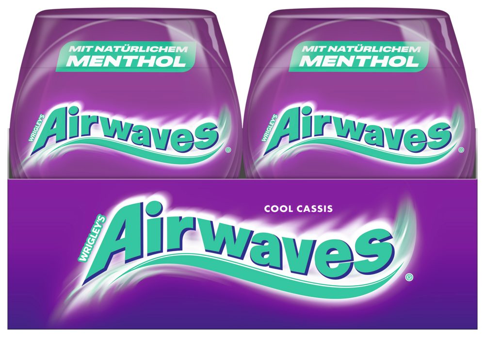 Airwaves Süßigkeit AIRWAVES Dose Cool Cassis 2x6x50 Dragees
