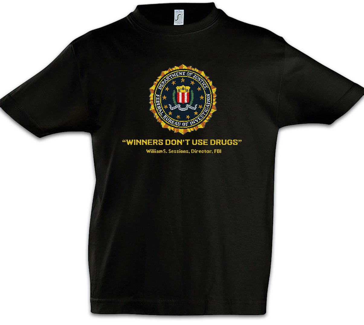 Urban Backwoods Print-Shirt Arcade Winners Don't Use Drugs Kinder T-Shirt 80s Vintage Retro Game (1-tlg) Eighties Spiel USA Sign
