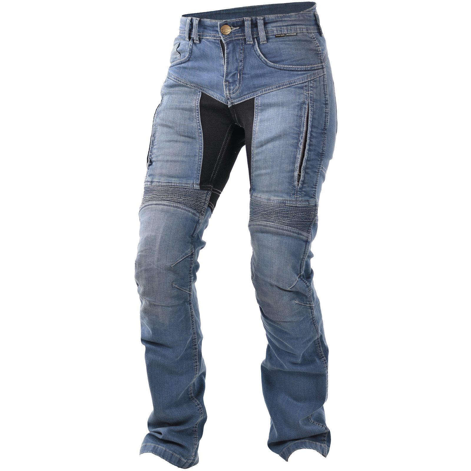 Trilobite Motorradhose Trilobite Parado Motorrad-Jeans Doublelayer Damen Blau Regular 30/32 motorradjeans für damen