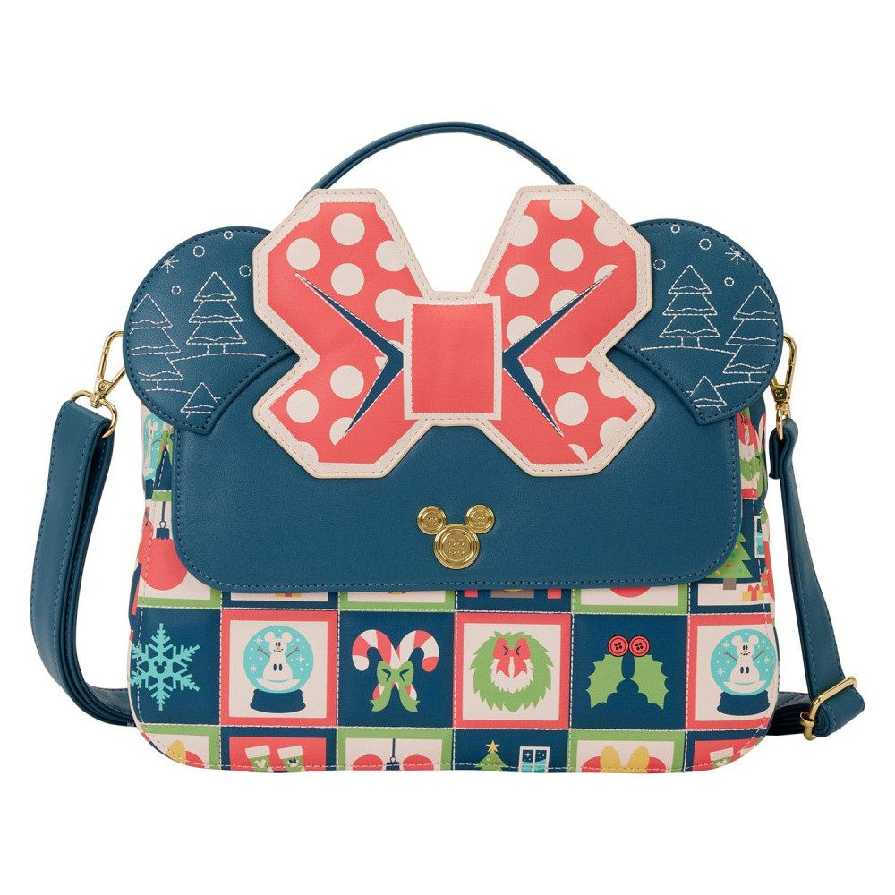 Loungefly Umhängetasche Disney by Loungefly Umhängetasche Mickey and Minnie Holiday