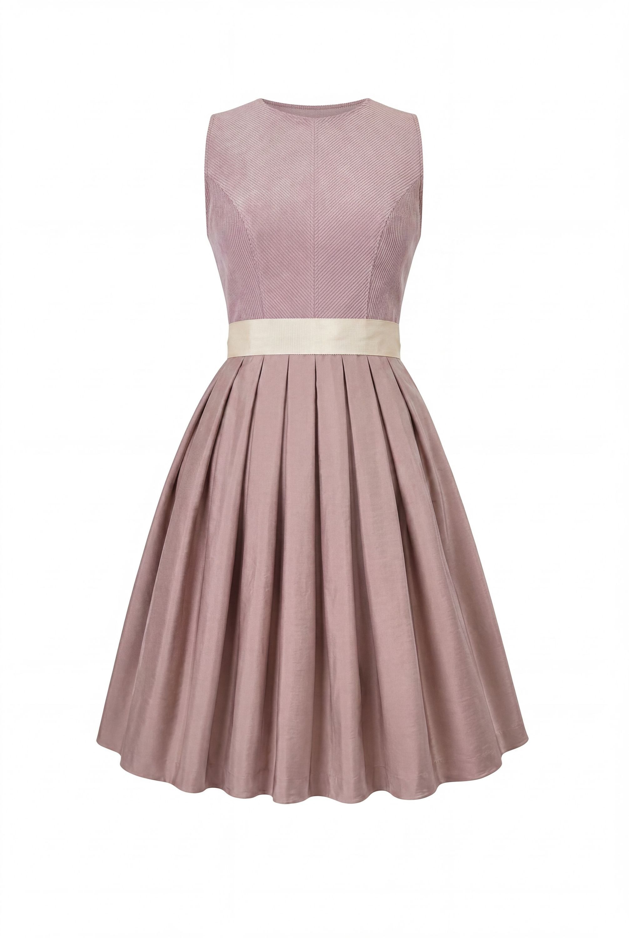 Nübler Trachtenkleid Mididirndl Kira in Rose - Rocklänge 60 cm