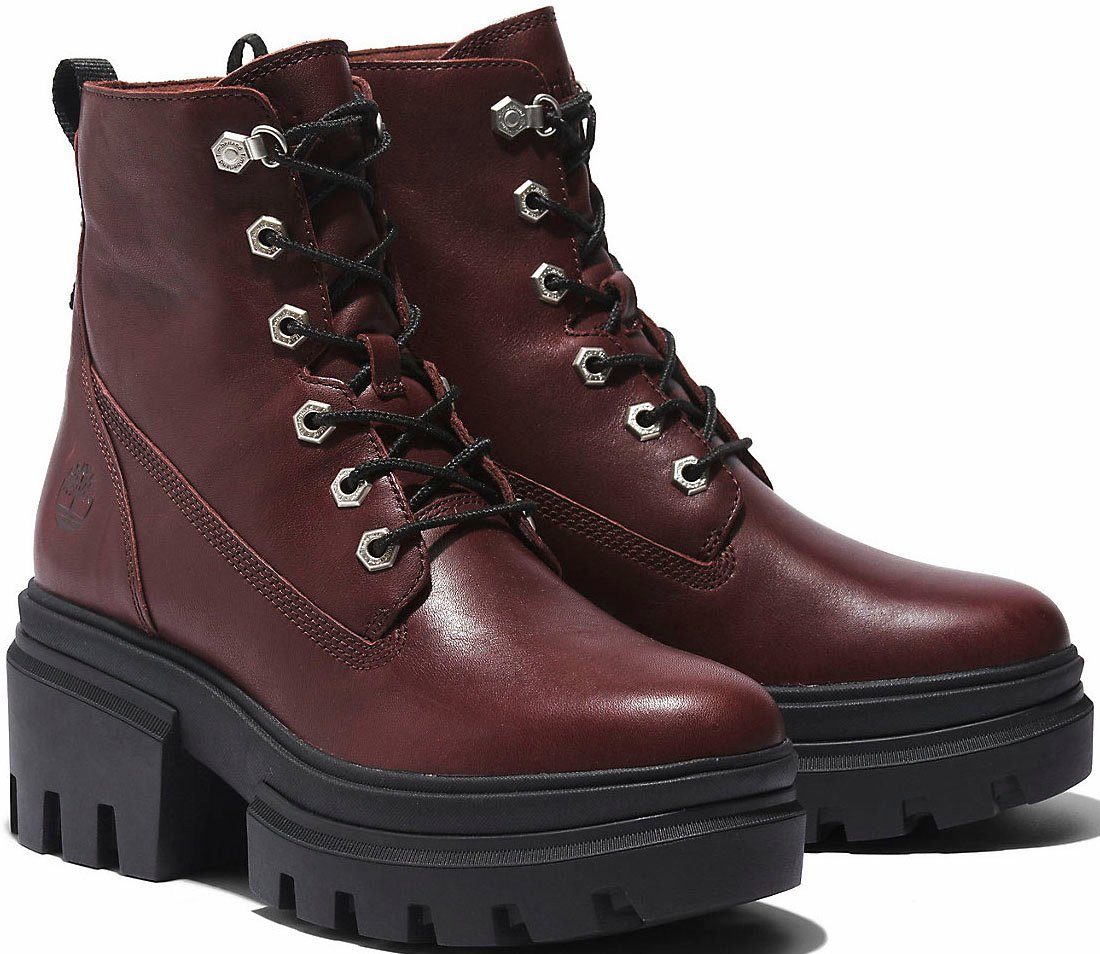 Timberland Everleigh Boot 6in LaceUp Schnürboots bordeaux