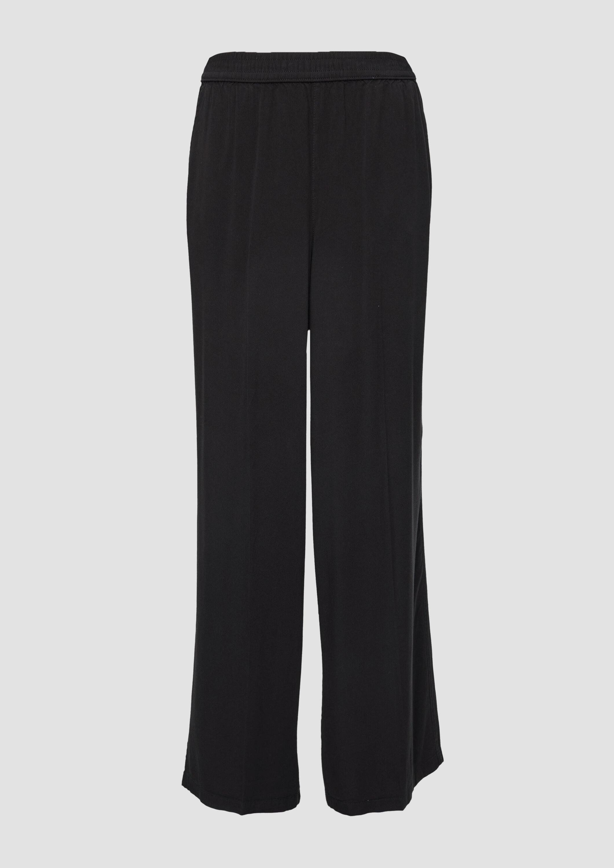 s.Oliver Chinos Hose Lyocellhose mit weitem Bein