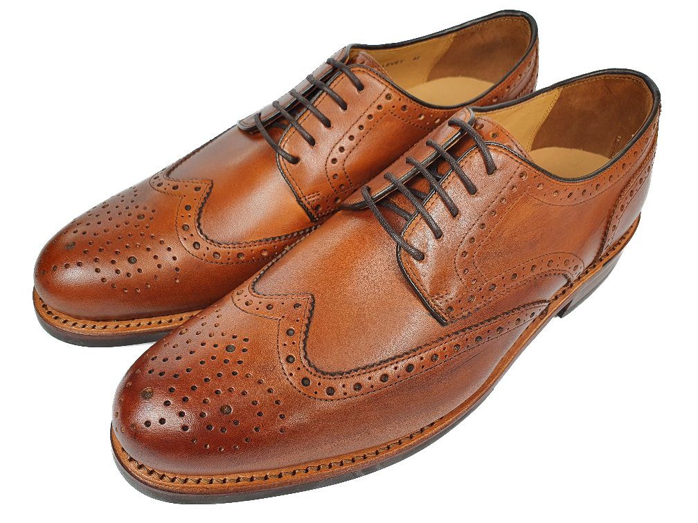 GORDON & BROS G&B-2318-LEVET-Flex Budapester Kalbsleder, Goodyear Welted Rahmengenäht, Flexible Gummisohle