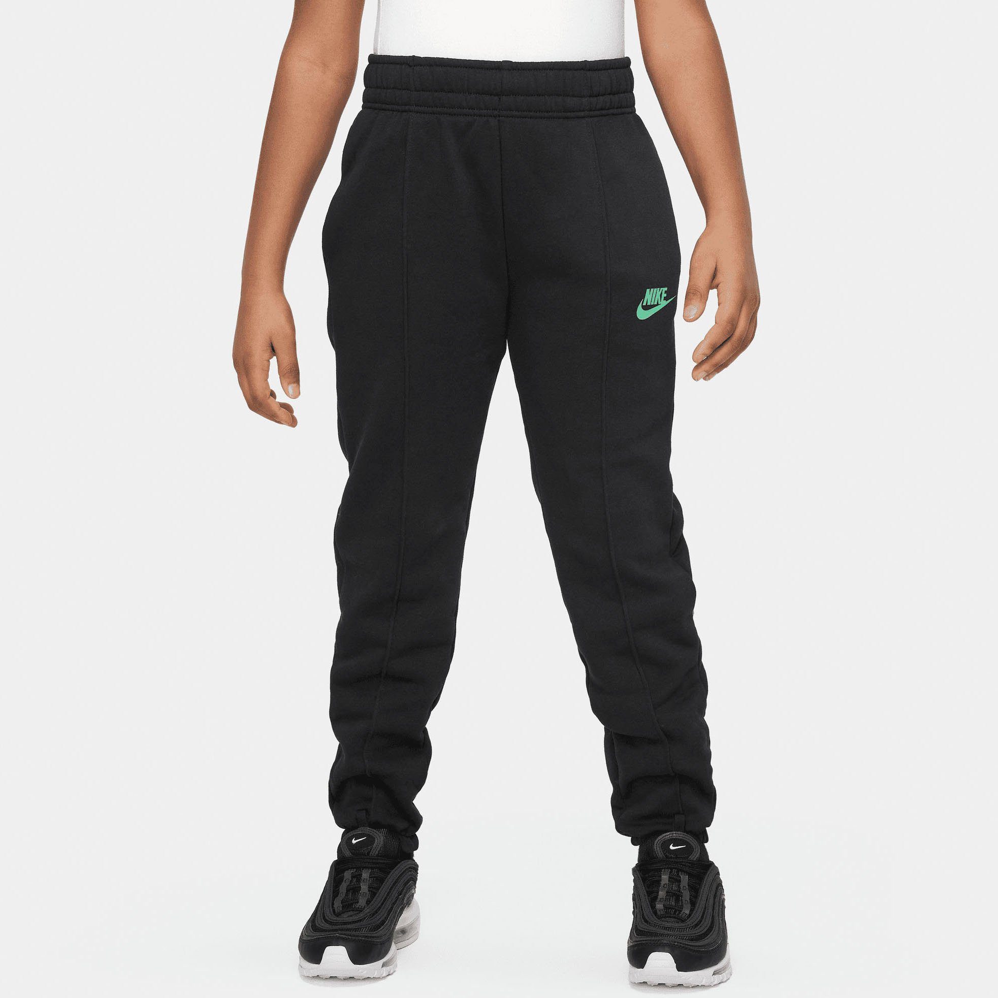 Nike Sportswear Jogginghose NSW FLC CF PANT SW fur Kinder Breite Passform mit elastischem Bund fur optimalen Tragekomfort