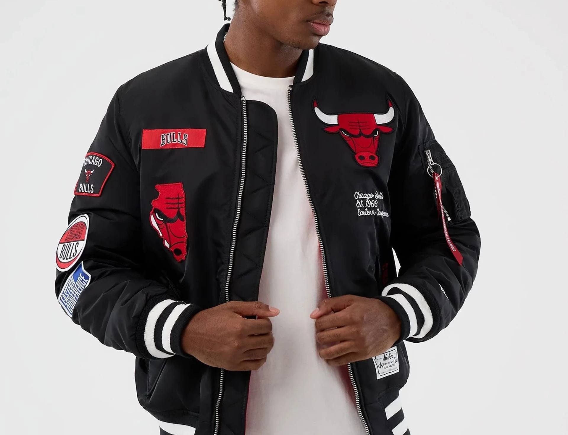 New Era Bomberjacke Jacke New Era Alpha Chicago Bulls