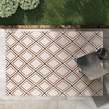 Outdoorteppich Berber, Erhältlich in 3 Farben & 4 Größen, Wohnteppich, Karat, Rechteckig, Höhe: 7 mm, pflegeleicht, Terrasse