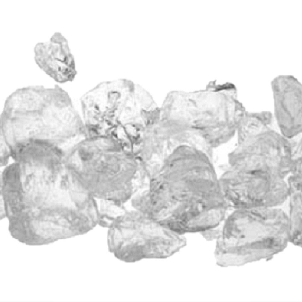 Eurosand Dekokies GLASSTEINE, Glasbrocken 20-40mm. 500g. NATUR