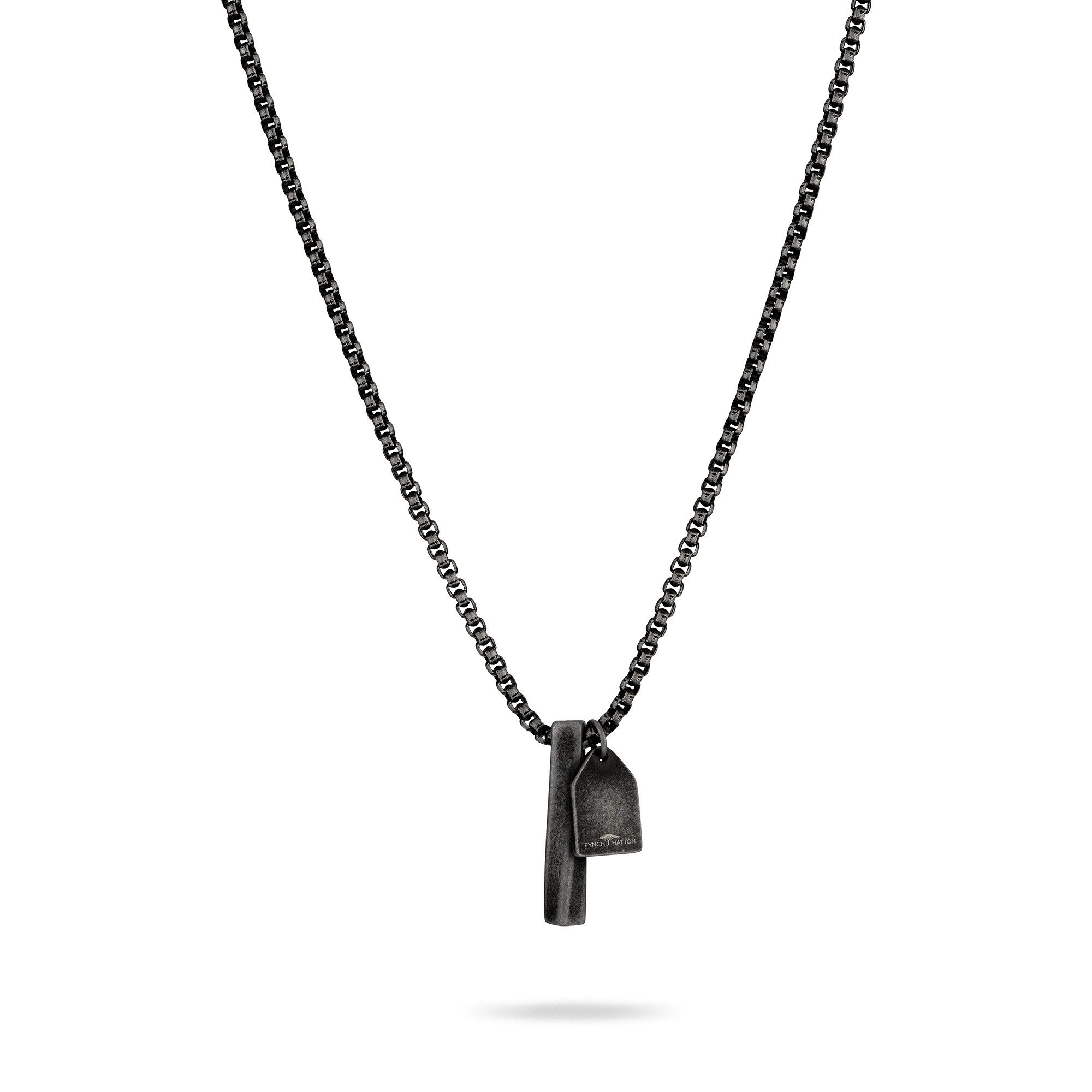Kette mit Anhänger Schmuck Geschenk Edelstahl Halskette The Twist