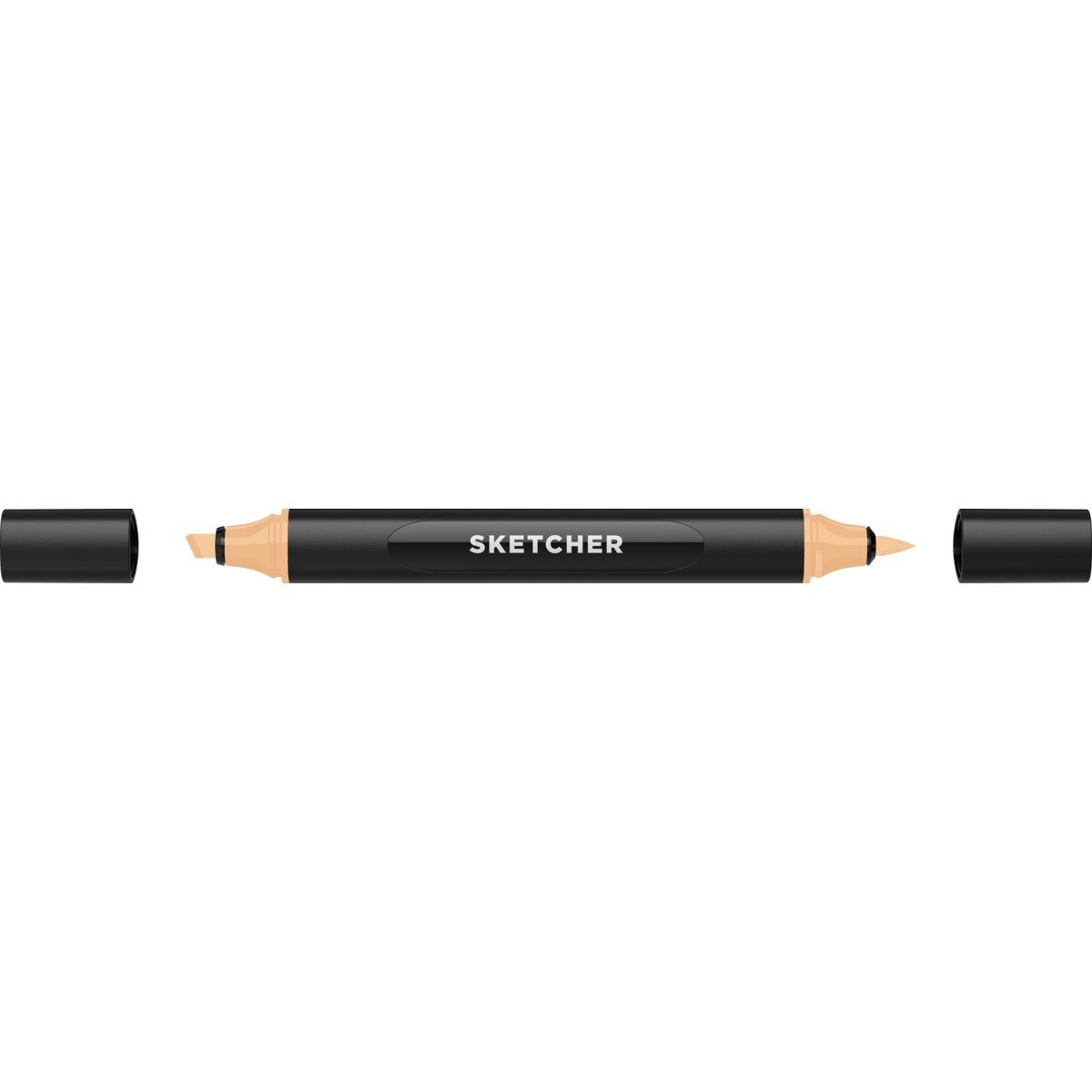 Filzstift Twinmarker Sketcher brush+chisel BR470 terrakotta mittel
