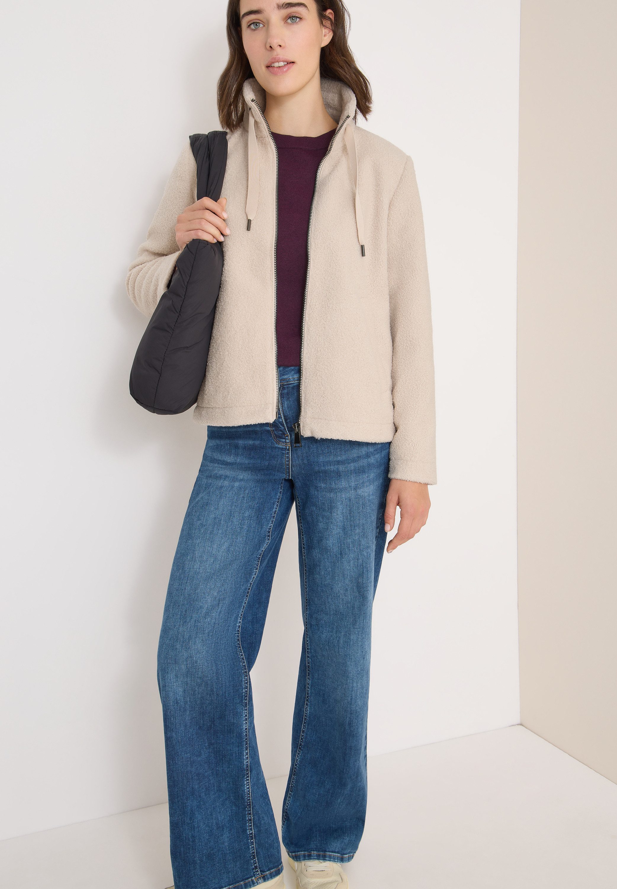 CECIL Kurzjacke in weicher Teddy-Qualität