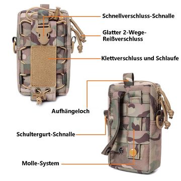GelldG Gürteltasche Organizer Hüfttaschen für Handy Wasserflasche Reisen mit Schultergurt