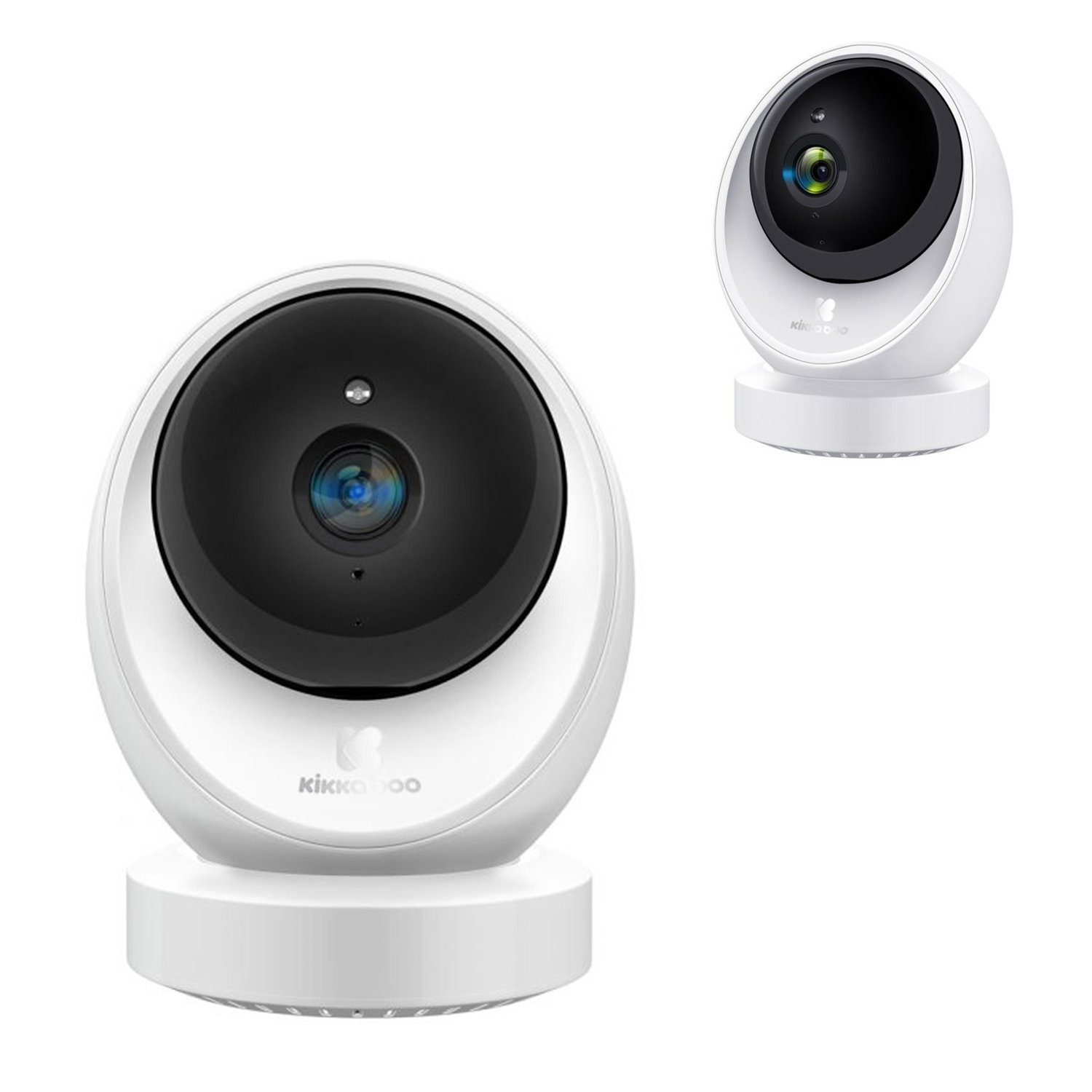 Nachtsicht Babyphone Kamera, Kikkaboo Lua, Wi-Fi/Lan 360° Drehung, Babykamera Video-Babyphone